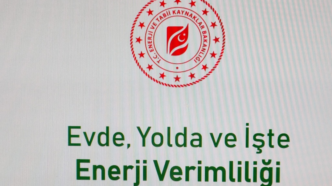 Enerji Verimliliği Haftası  Sunumu Yapıldı.